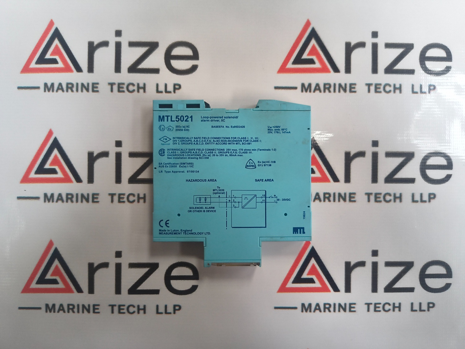 MEASUREMENT TECHNOLOGY MTL5021 LOOP-POWERED SOLENOID ALARM DRIVER TESTED